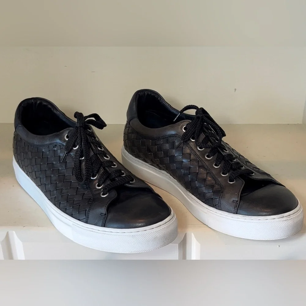 Trask Men’s Woven Leather Sneakers Size 11